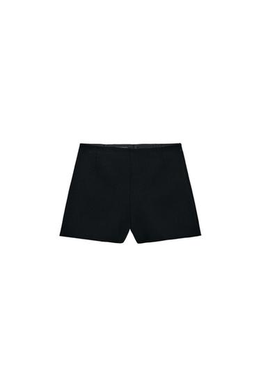 SHORTS MIT HOHEM BUND - Schwarz von Zara