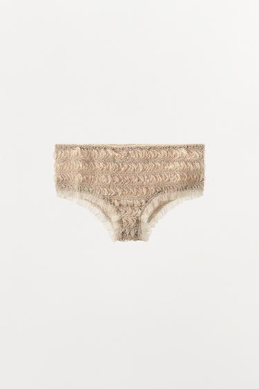 TEXTURED MINI SHORTS - Pink by Zara - Image 4
