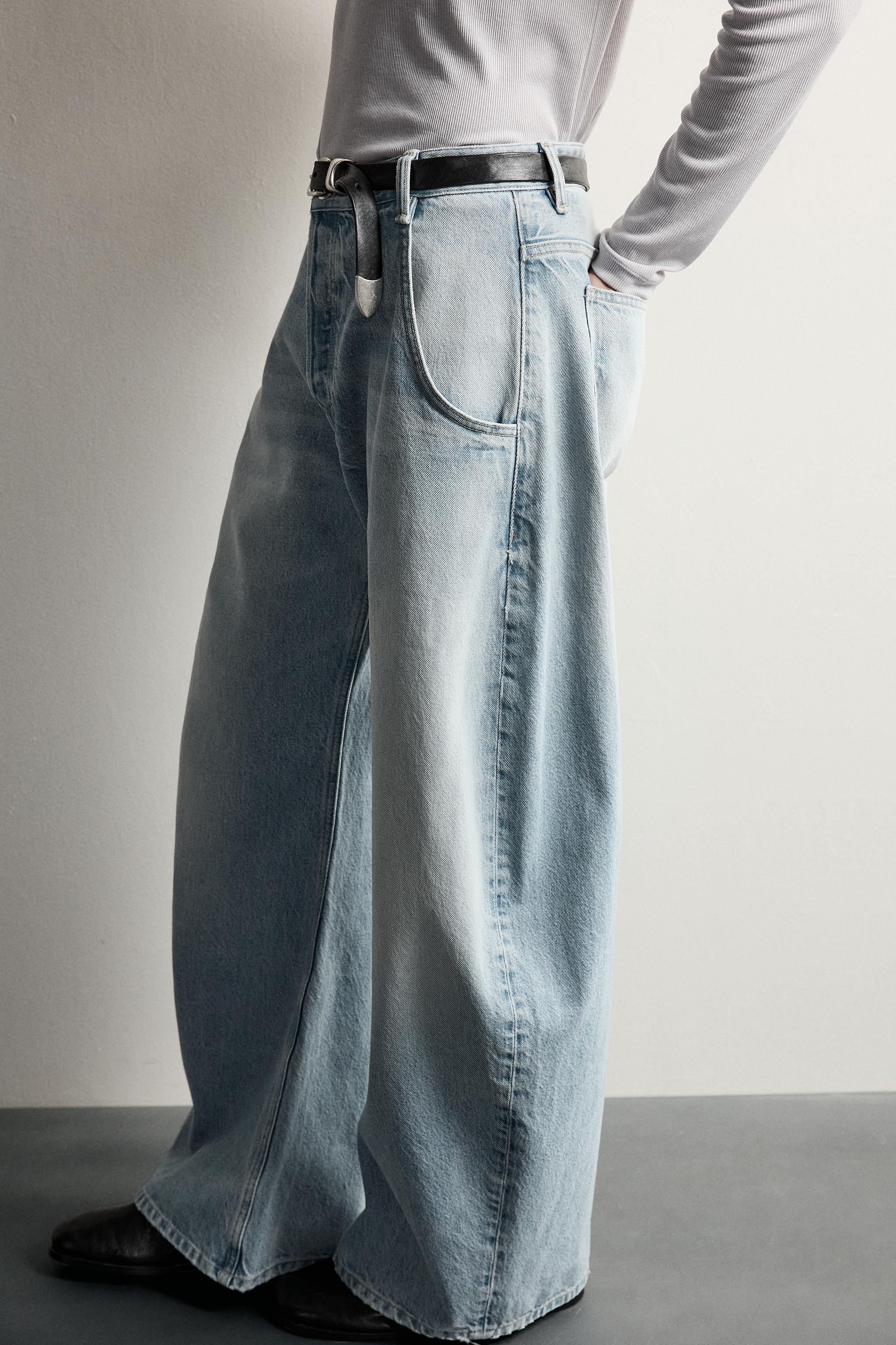 LOOSE BARREL FIT JEANS