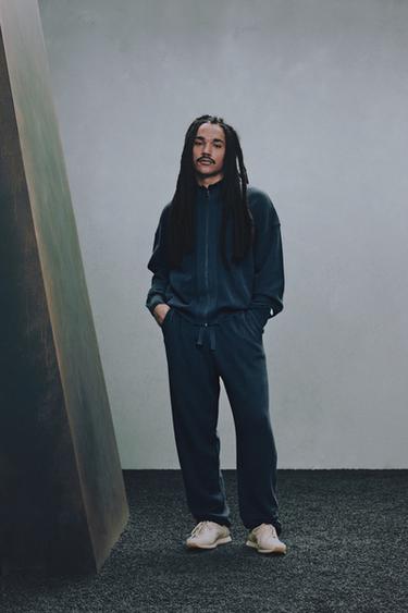 WASHED KNIT JACKET X SR_A - Navy blue by Zara - Image 3