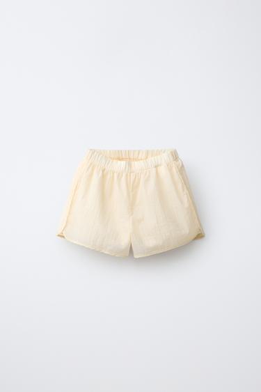 경량 하이테크 버뮤다 팬츠 - Zara의 노랑 - 이미지 0
