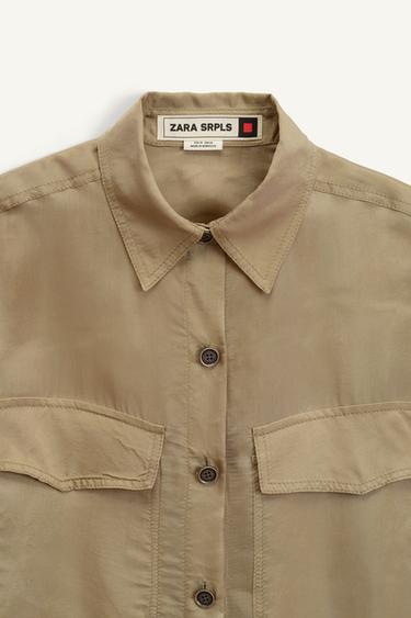 PCKT SHRT 14 - Moss green de Zara - Image 5