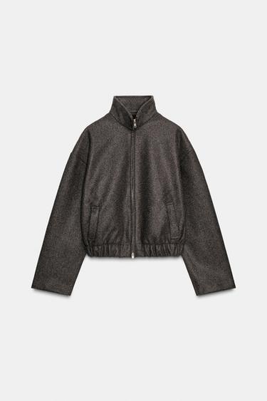 VESTE BOMBER SOFT - Marron foncé de Zara - Image 4