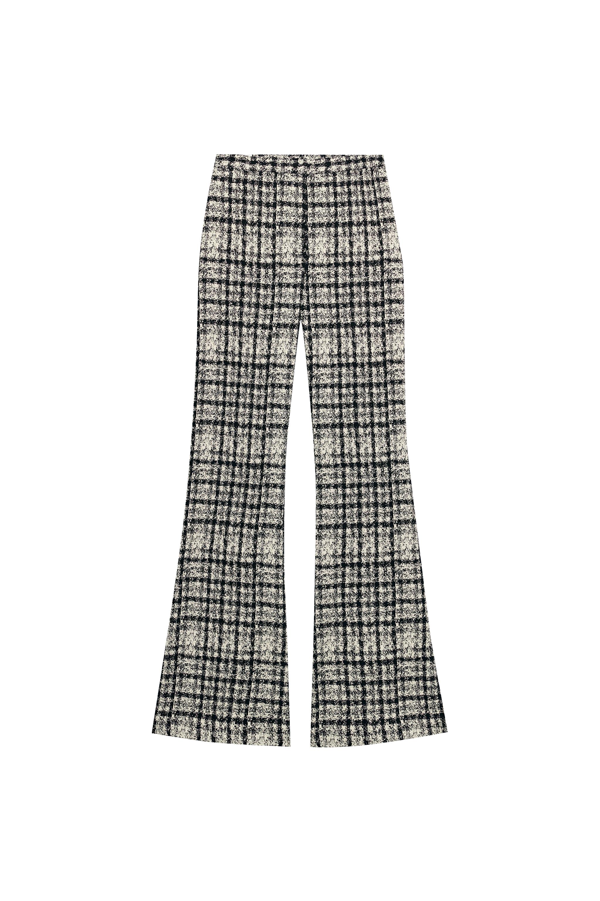 PANTALÓN FLARE CUADROS