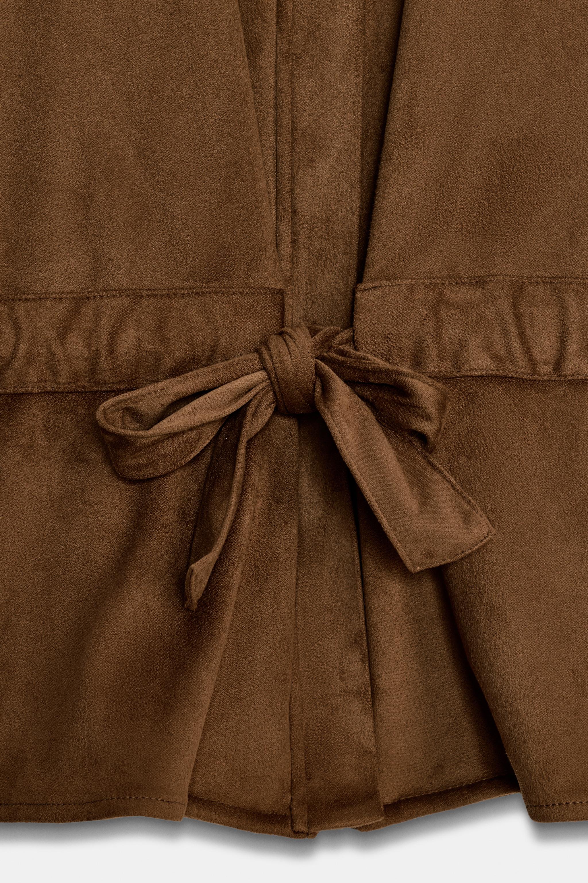 CHEMISE SAFARI EFFET DAIM