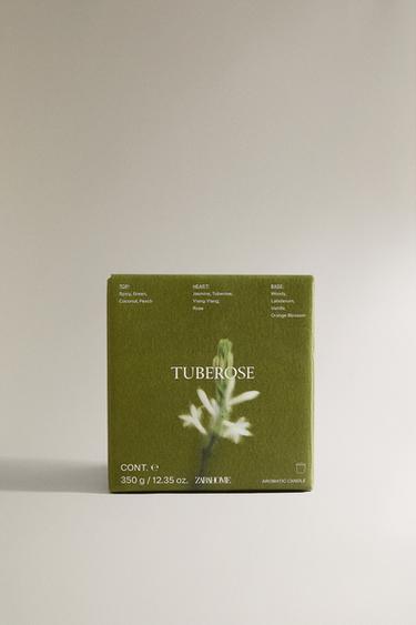 (350 G) BOUGIE PARFUMÉE TUBEROSE - Violet de Zara - Image 4