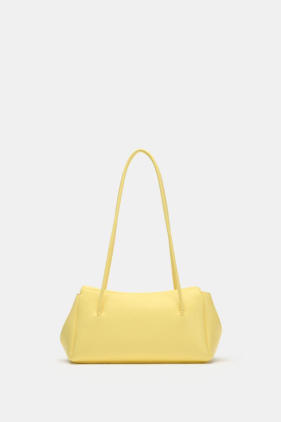 BOLSA DE OMBRO ALONGADA - Amarelo da Zara - Imagem 0