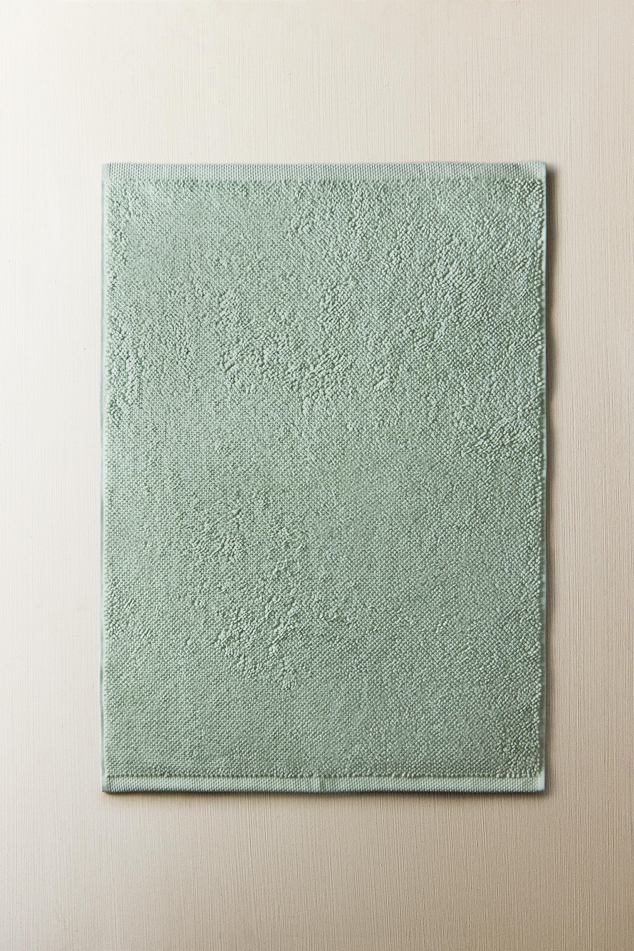 PLAIN BATH MAT — Green / Blue