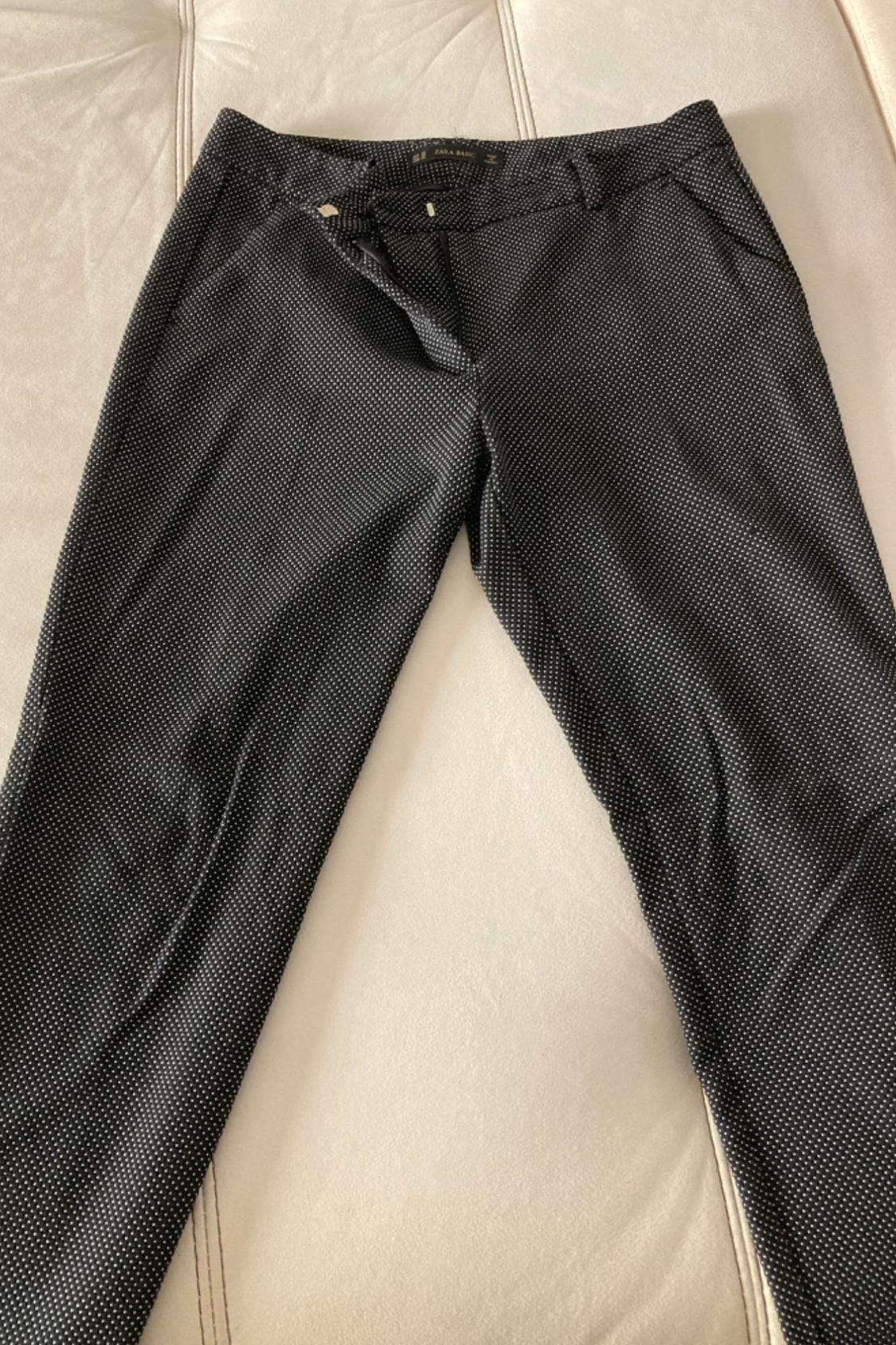 POLKA DOT SKINNY TROUSERS