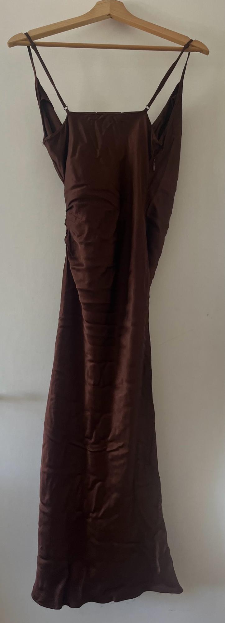 SATIN MIDI DRESS - Image 2