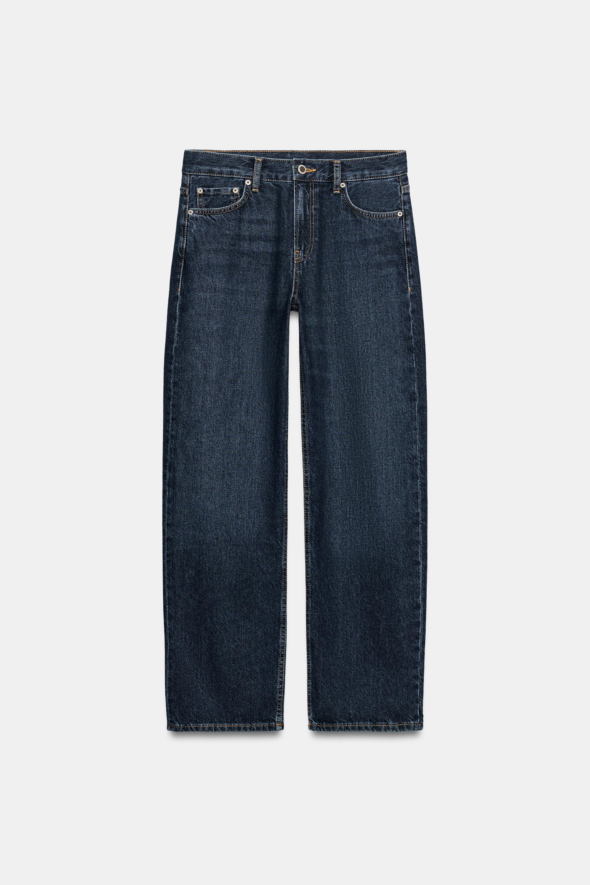 ZW COLLECTION LOW RISE STRAIGHT LEG JEANS