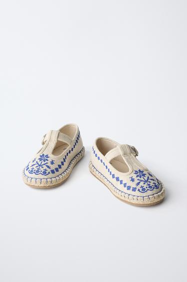 EMBROIDERED ESPADRILLES - Ecru White by Zara - Image 3