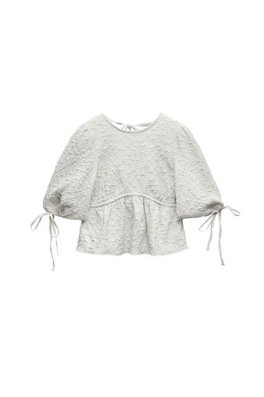 VOLUMINOUS JACQUARD SHIRT