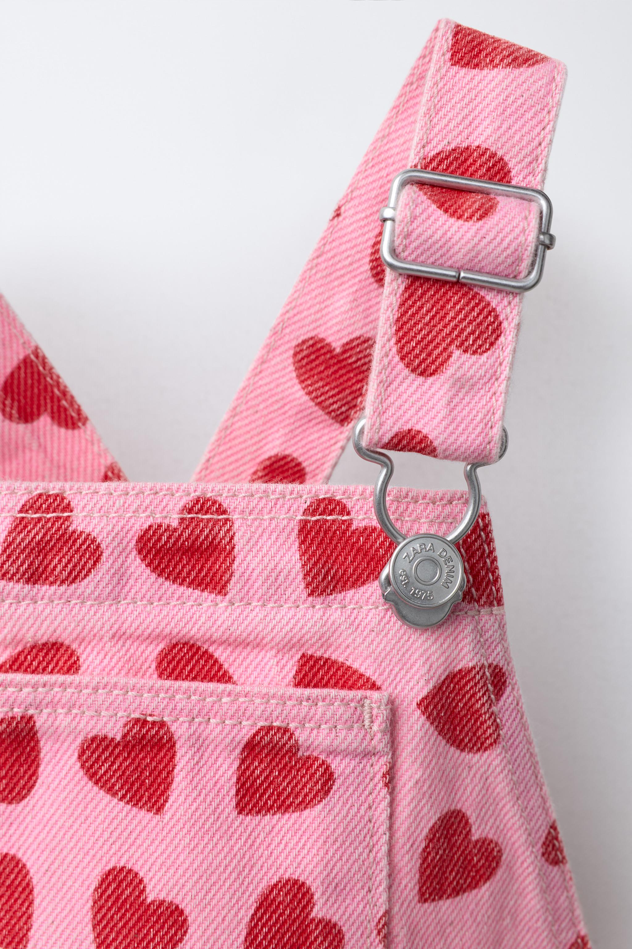 LONG TWILL HEART OVERALLS