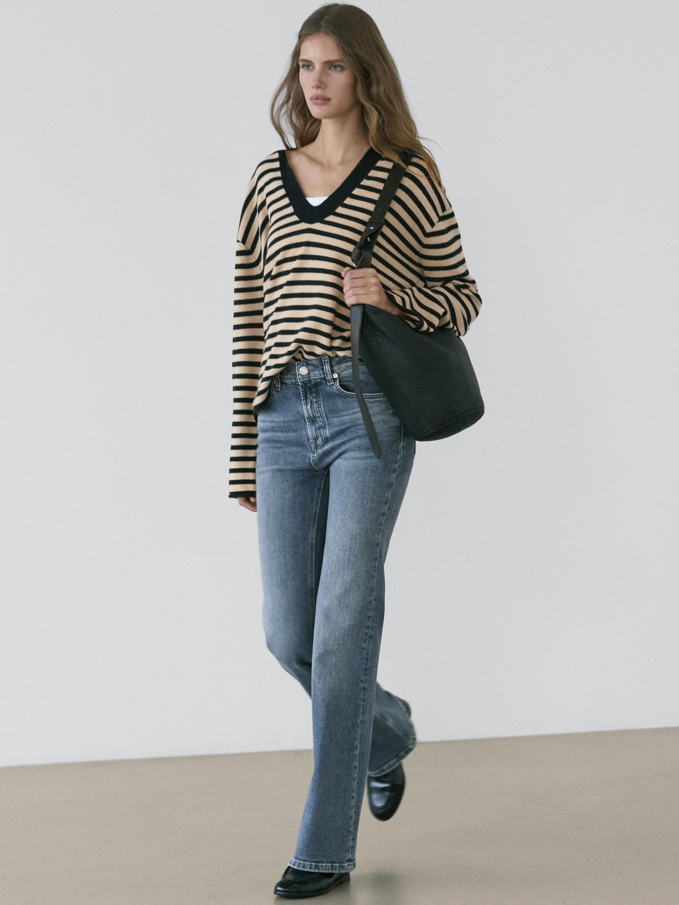 Skinny flare fit jeans