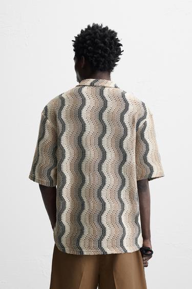 WAVY TEXTURED SHIRT - Multicoloured by Zara - Image 2