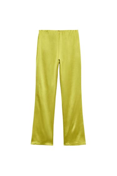 SATIN EFFECT PANTS