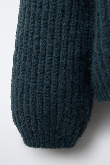 PETER PAN COLLAR CARDIGAN - Duck blue by Zara - Image 3