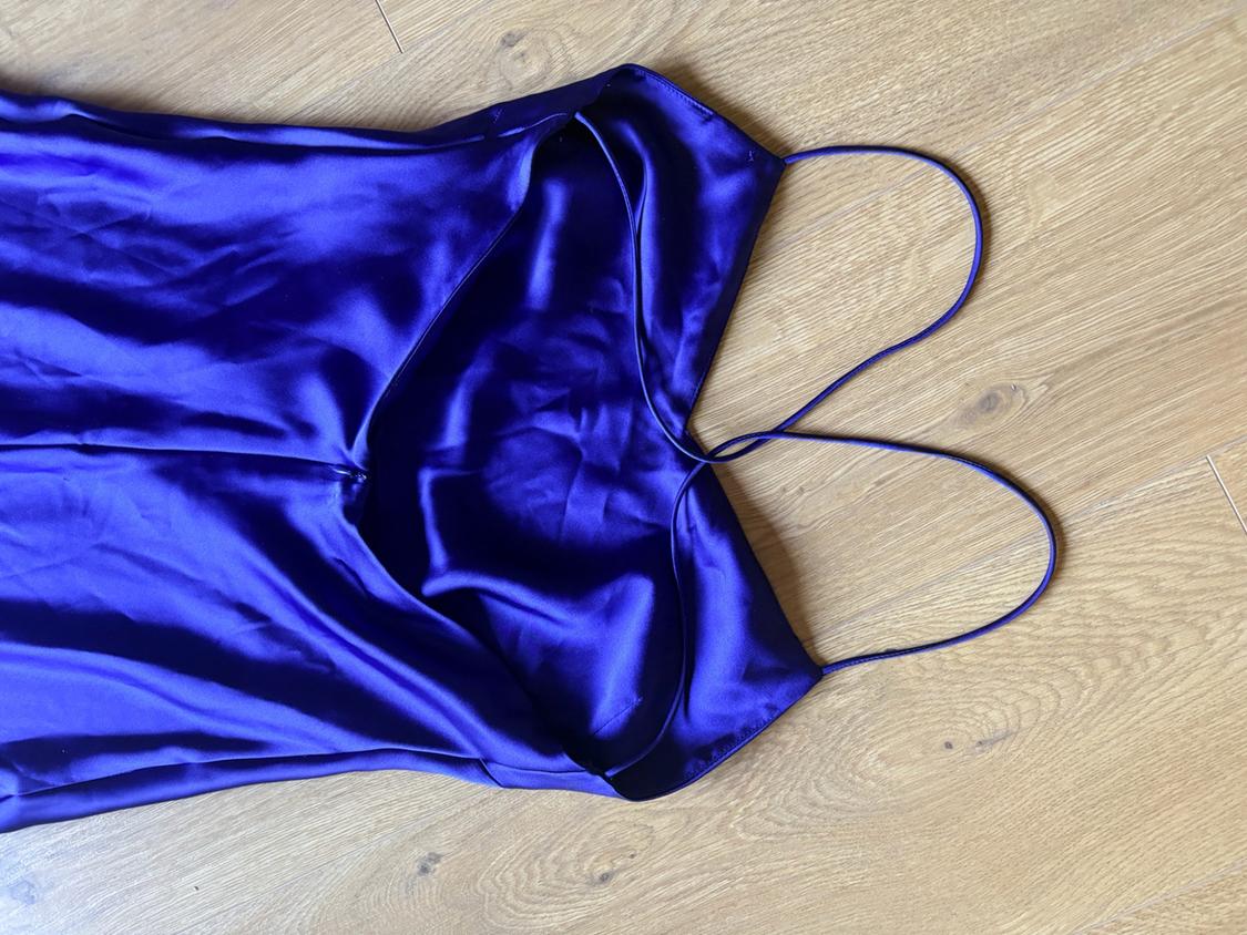 SATIN MIDI DRESS - Image 4