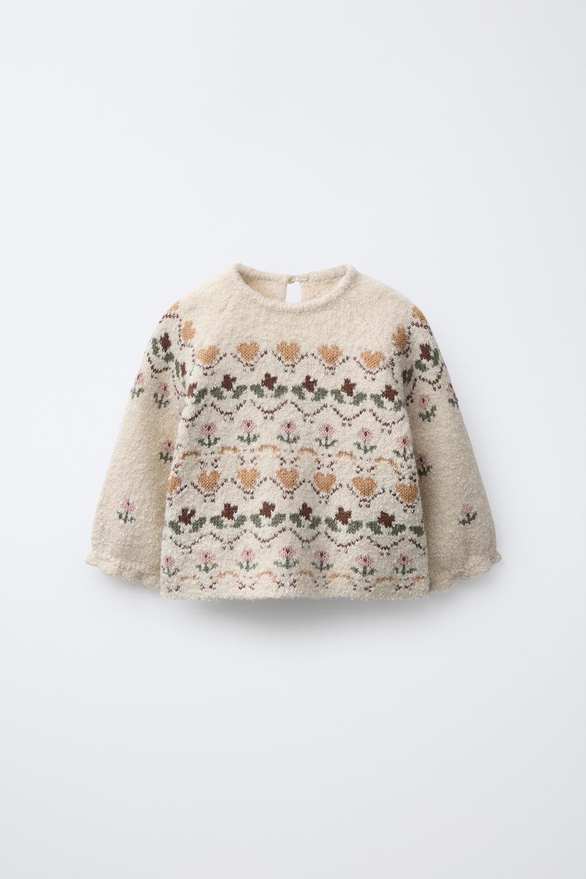 JACQUARD KNIT SWEATER