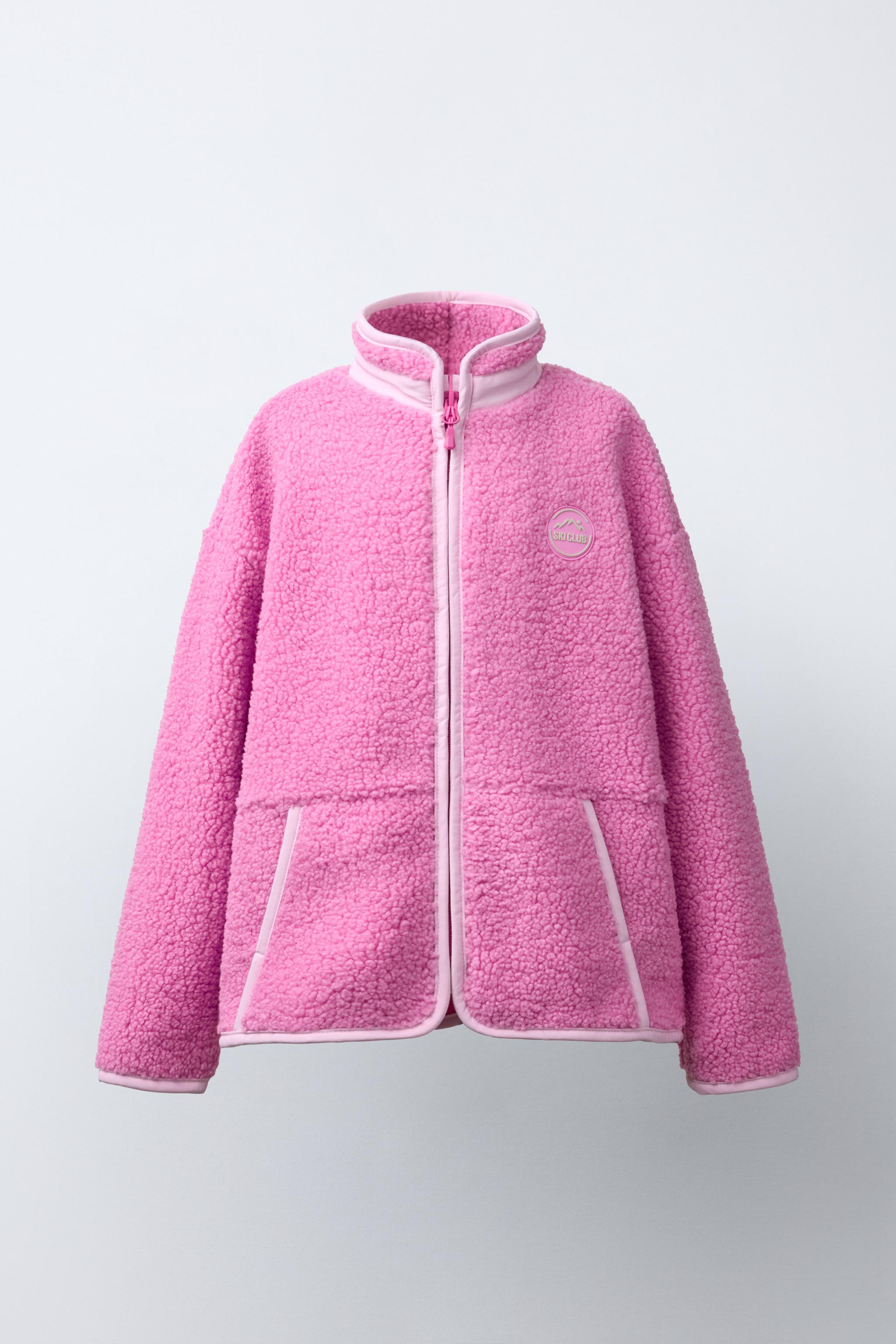 FLEECE SKI COLLECTION JACKET - Pink | ZARA United States