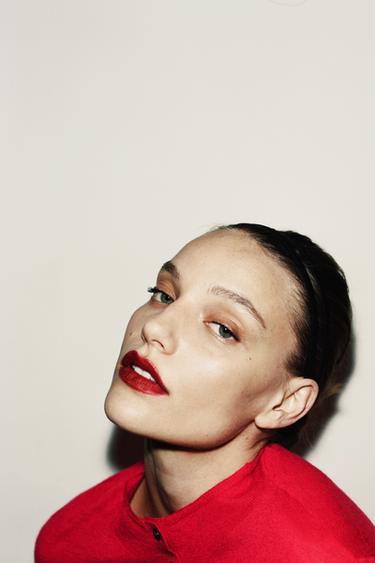 LACE THONG - Burgundy by Zara - Image 3