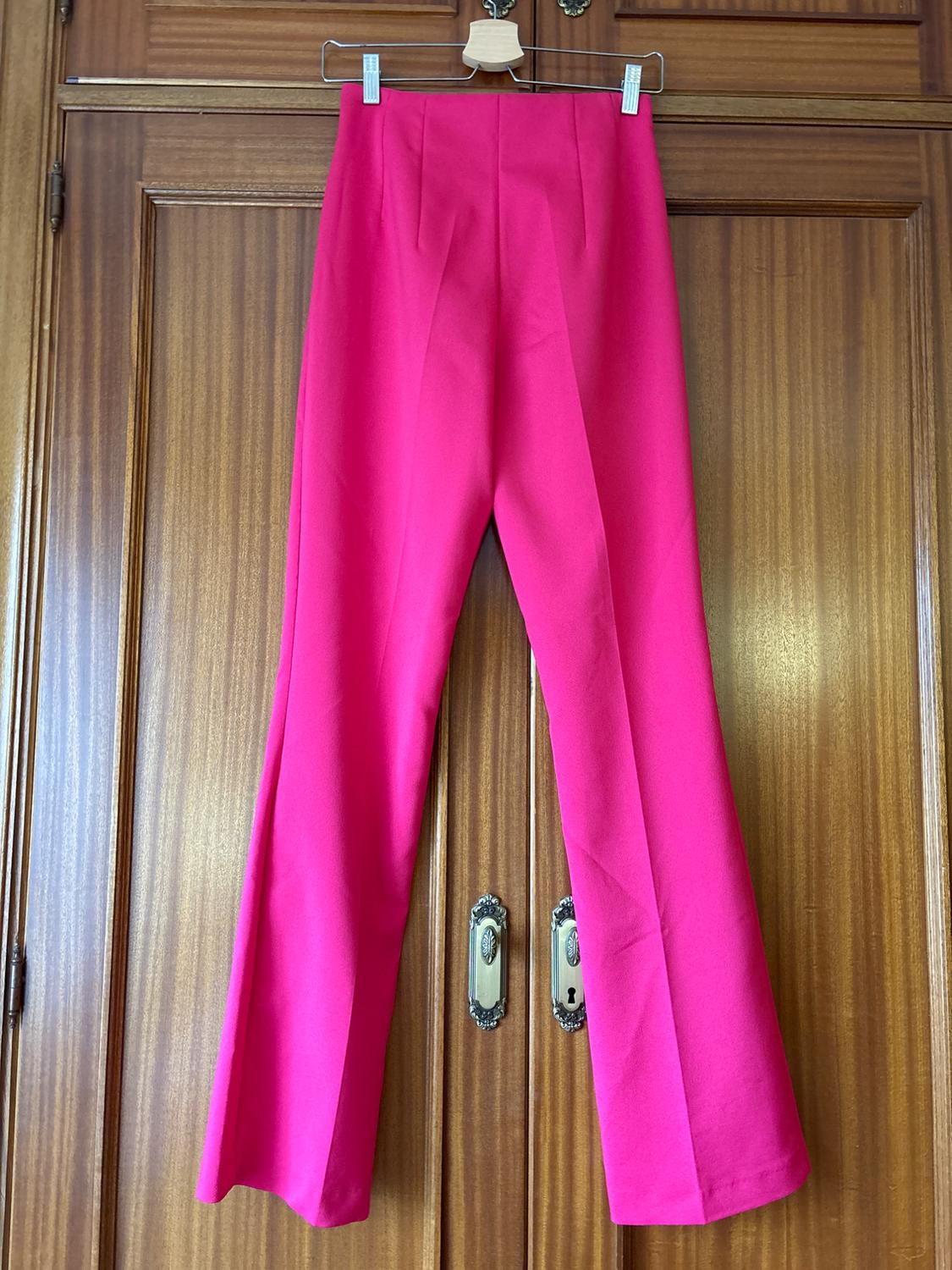 HIGH-RISE FLARED TROUSERS - Image 2