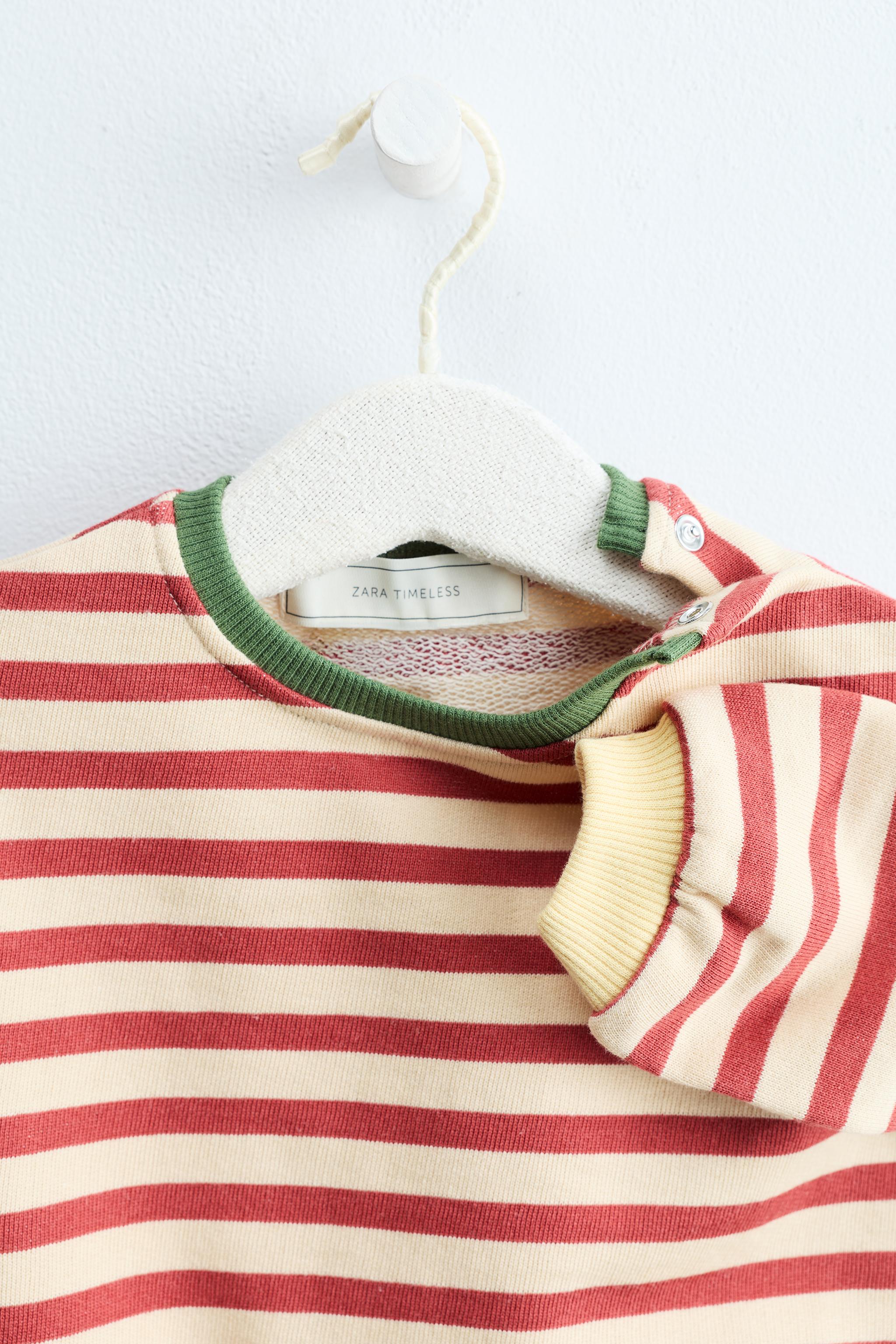 Zara Timeless - Striped Print Sweatshirt