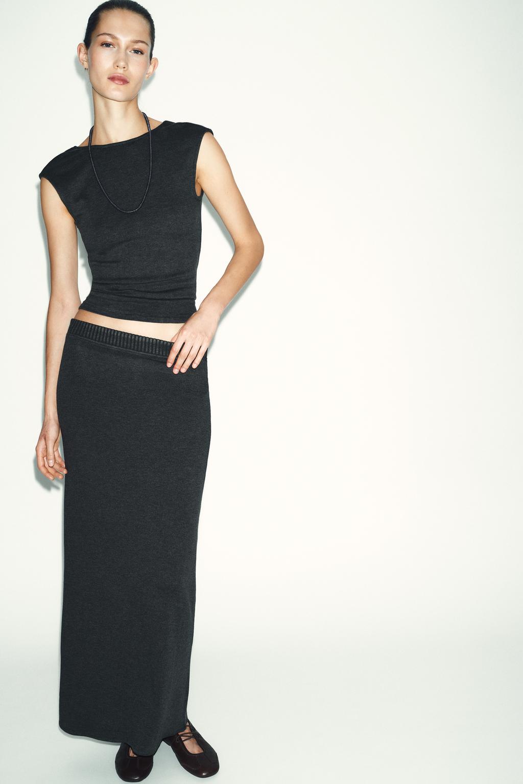SOFT STRAIGHT SKIRT