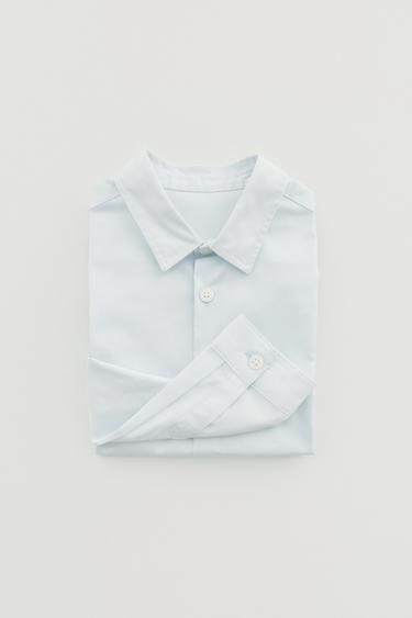 Zara SUPER STRETCH SHIRT - Blue