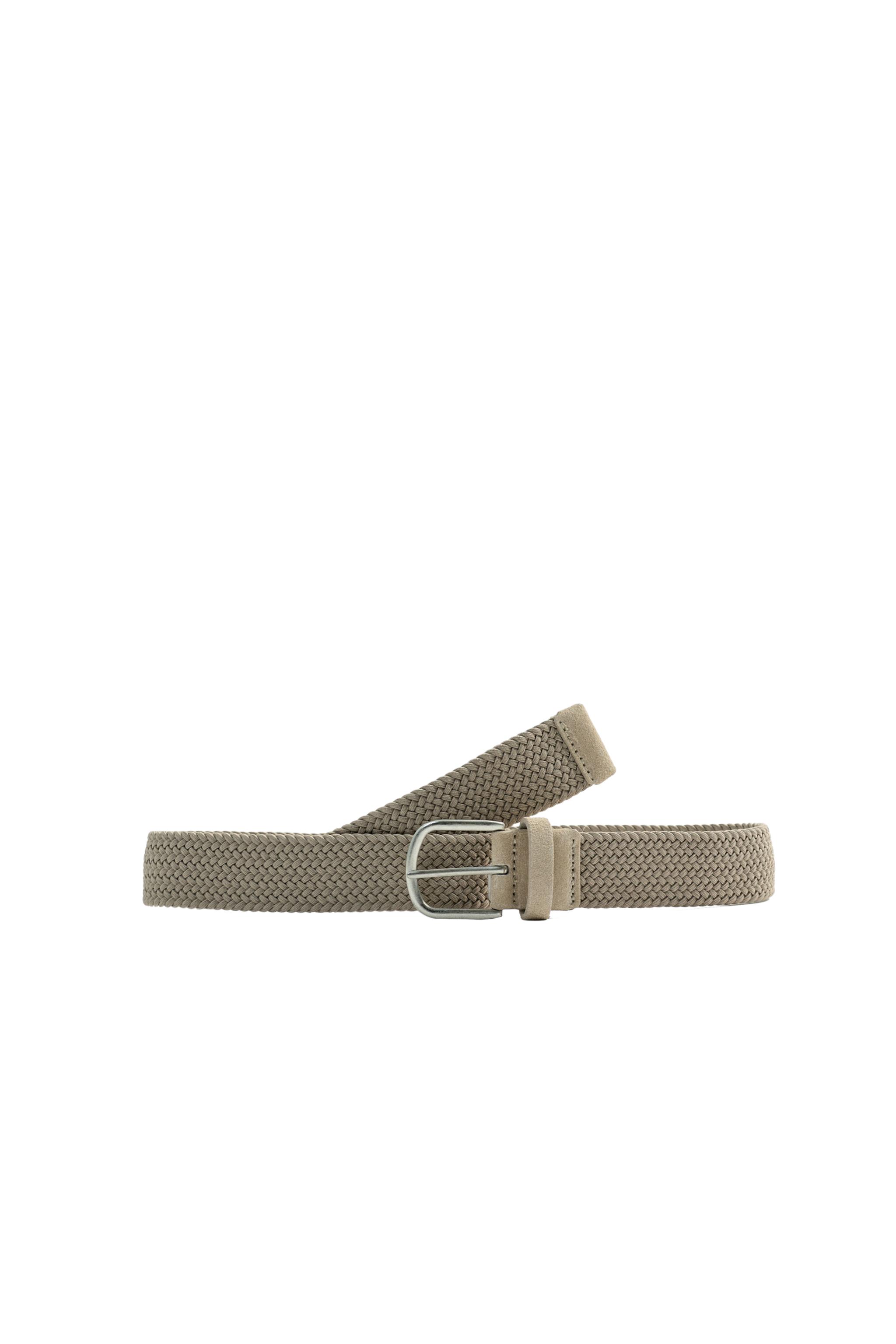 WOVEN STRETCH BELT - Sand | ZARA United States