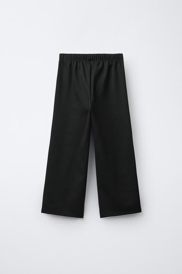 PONTE DI ROMA TROUSERS WITH FLOWERS - Black by Zara