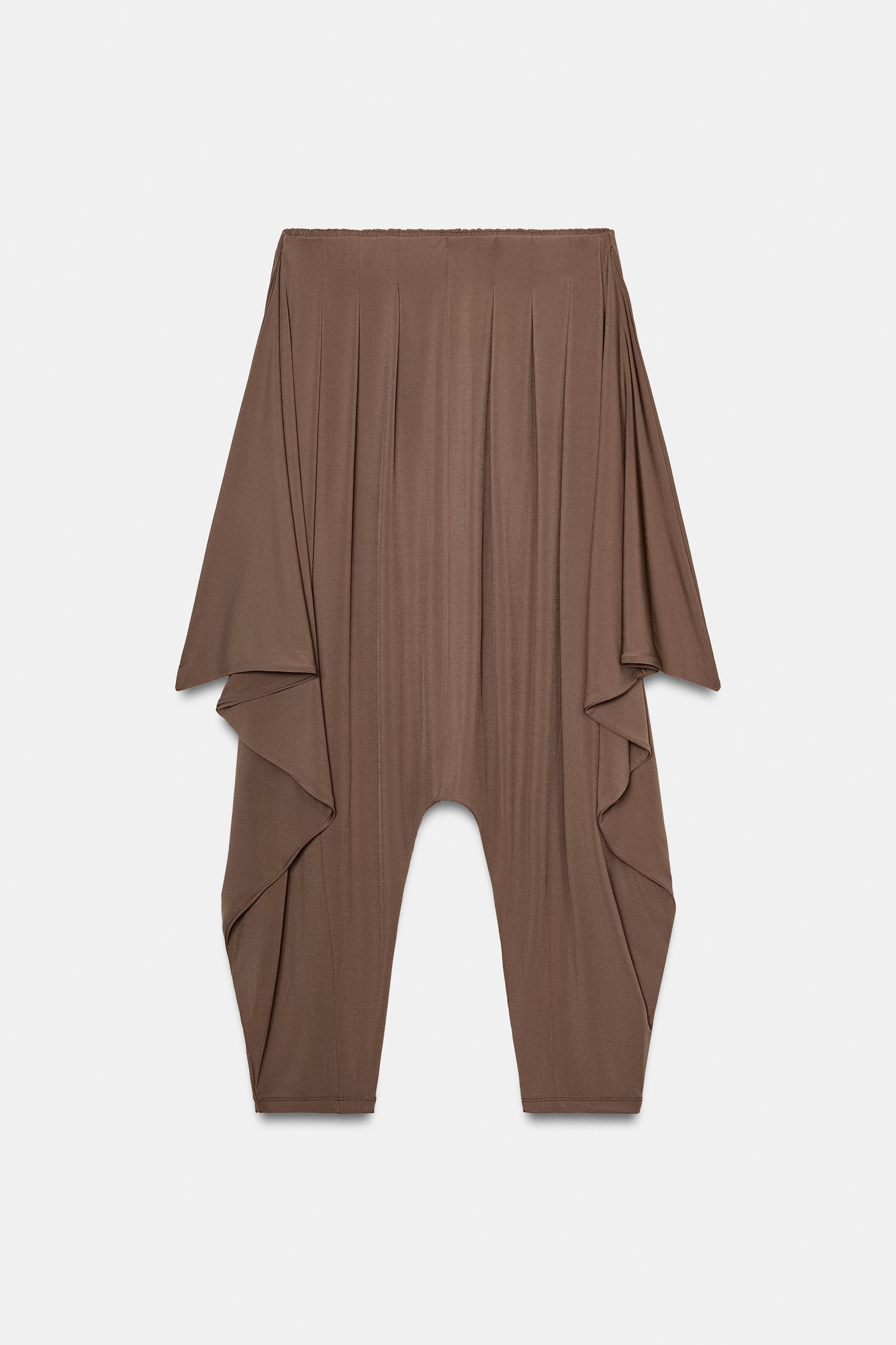 PANTALON BAGGY FLUIDE ASYMÉTRIQUE