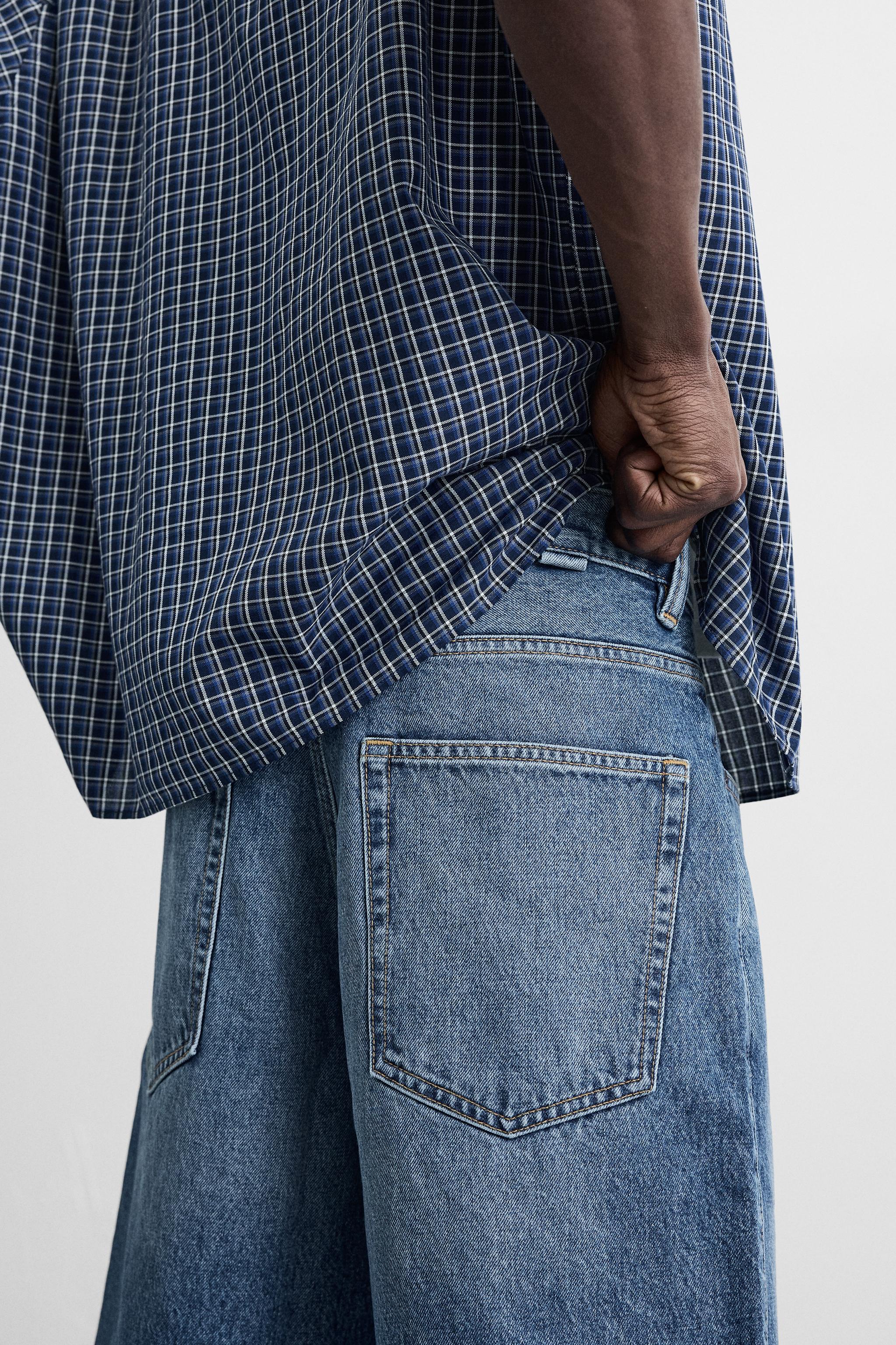 BAGGY-FIT バミューダジョーツ - ライトブルー | ZARA Japan / 日本