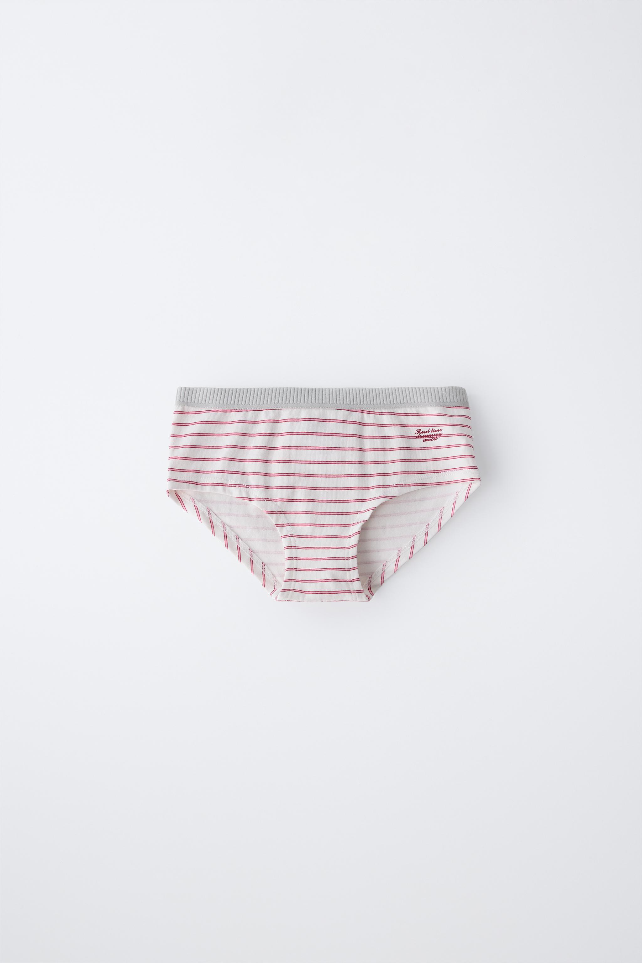 AGES 6-14 / SIX-PACK OF STRIPED UNDERWEAR