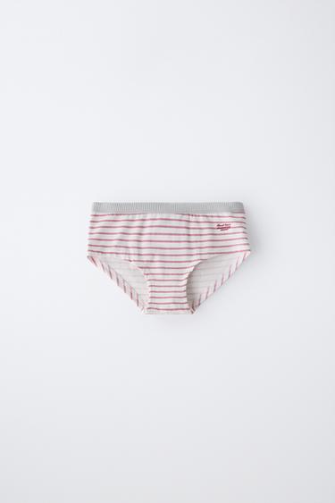 6-14 ANS/ LOT DE SIX CULOTTES À RAYURES - Multicolore de Zara - Image 2