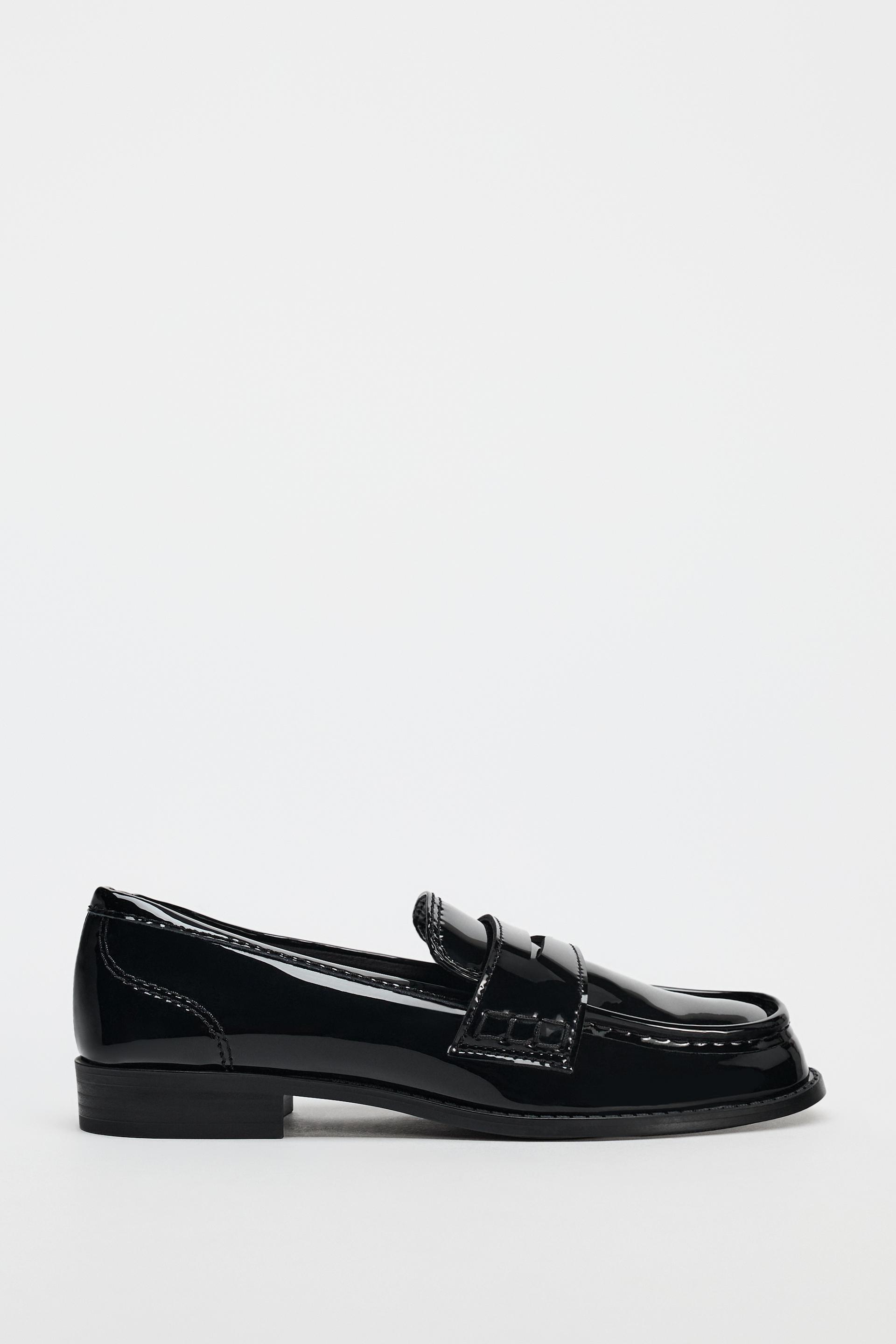 PATENT-FINISH LOAFERS