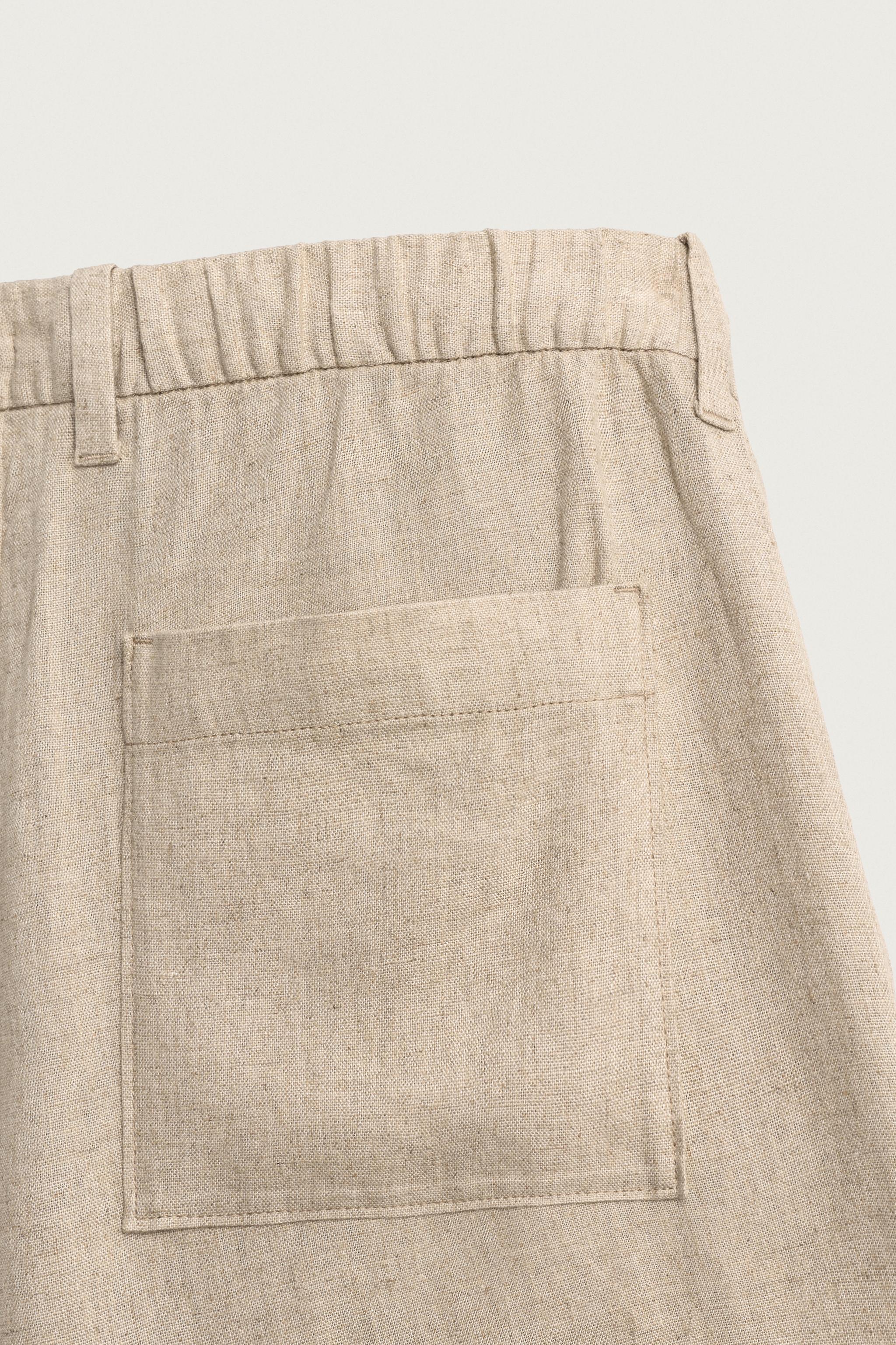 BERMUDA RELAXED LIN ET VISCOSE