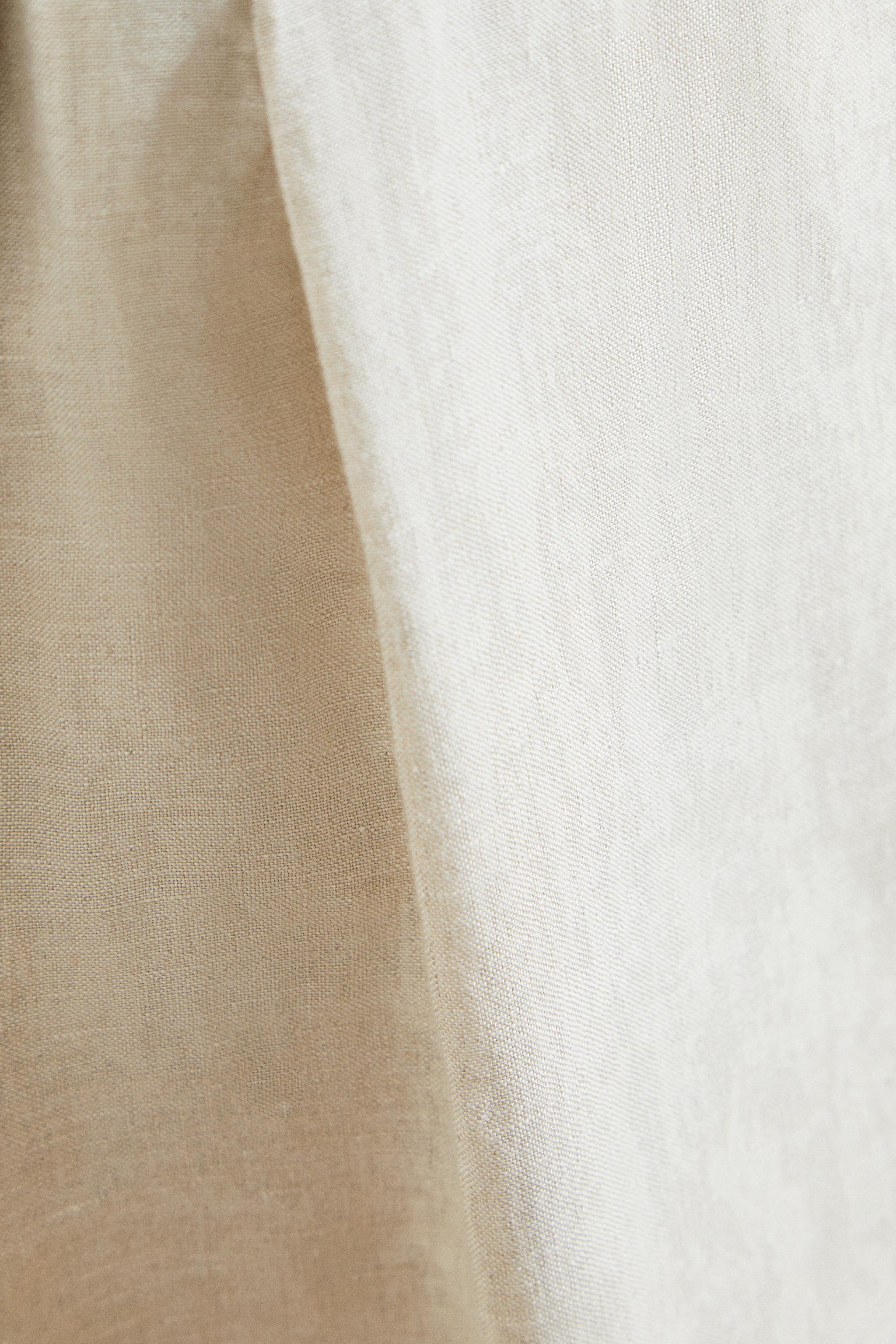 Zara FADED LINEN BEDSKIRT — фото 3