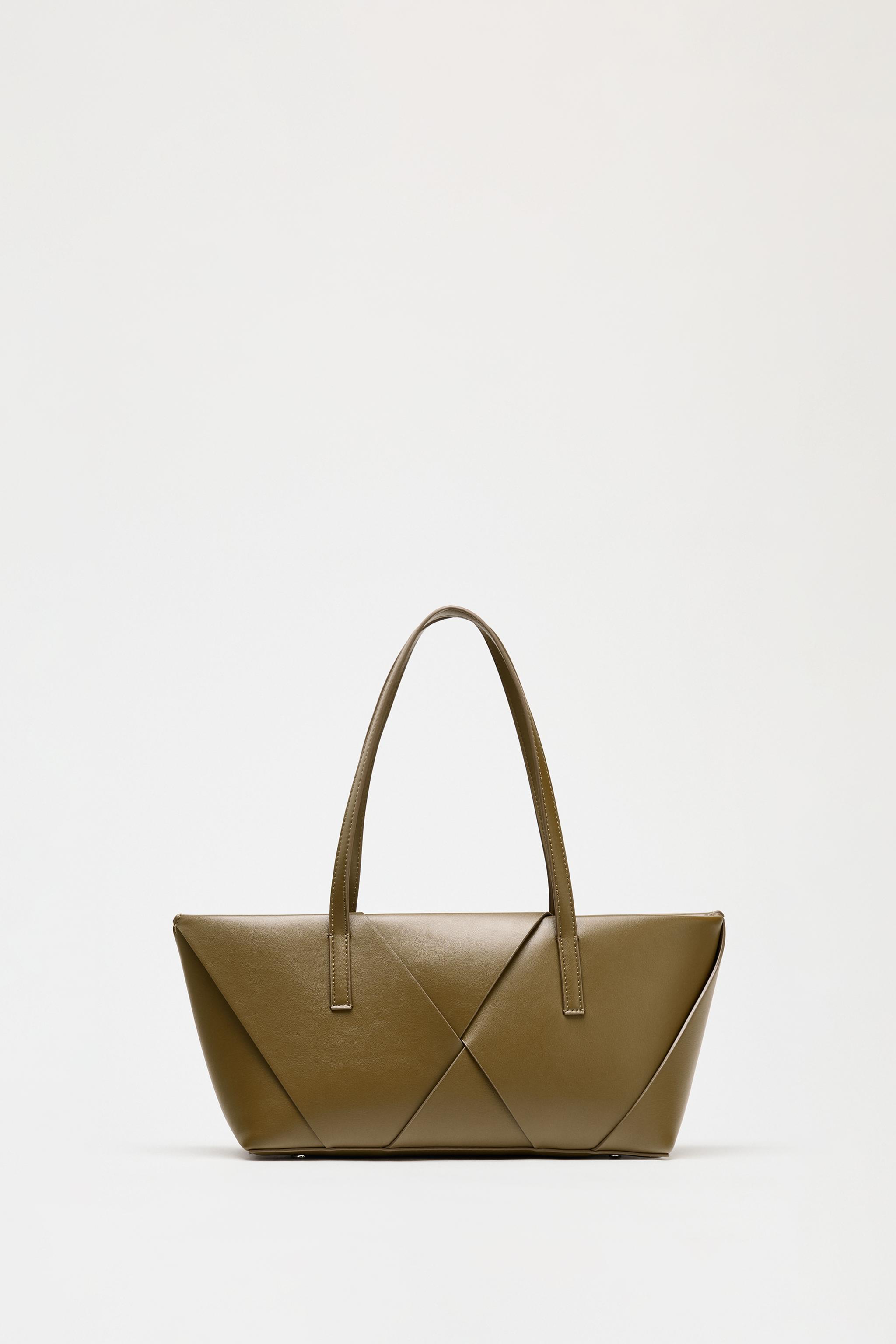 【ZARA】編み込み長方形バッグ ボルドー | 6261/510/624 ZARA】編み込み長方形バッグ ボルドー | 6261/510/624 (ZARA