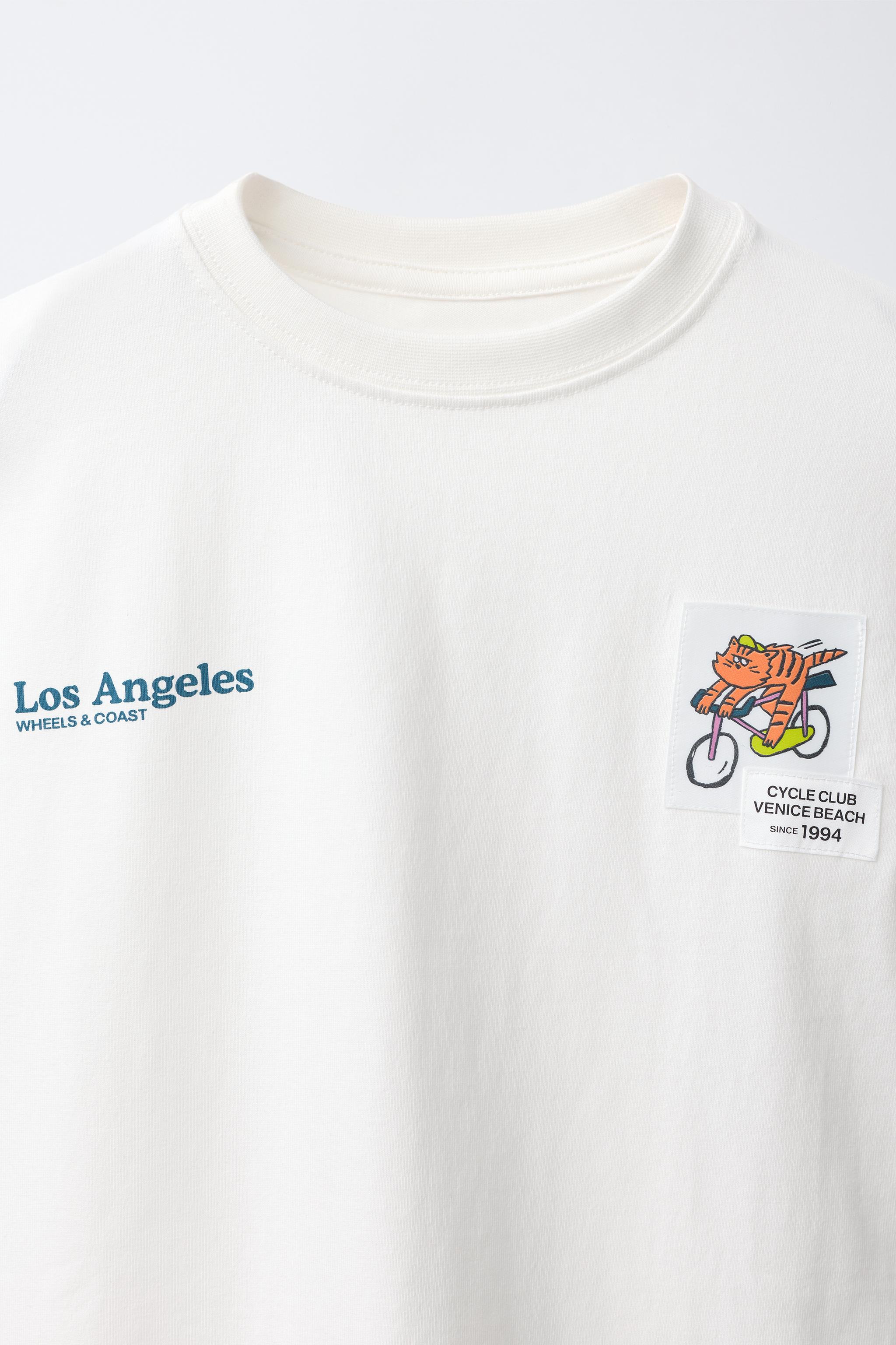 Детские футболки Zara ANIMAL TAG T-SHIRT — фото 3
