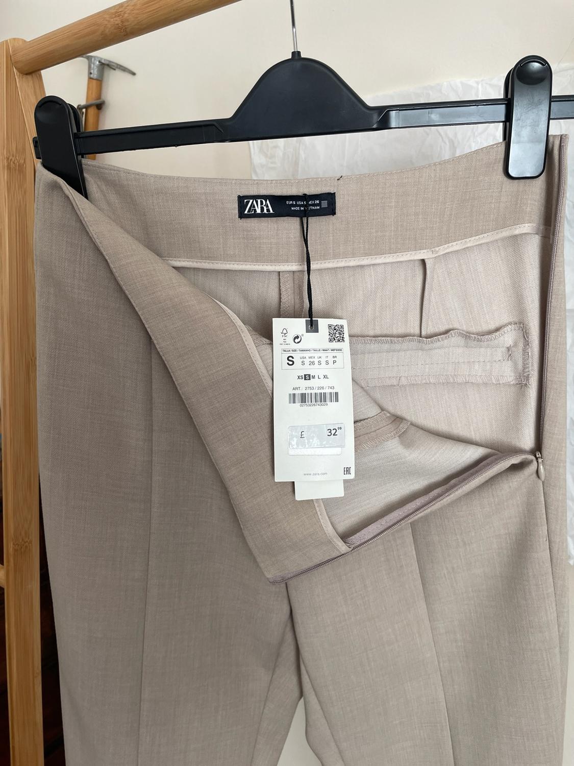 HIGH-WAIST SPLIT-HEM TROUSERS - Image 3