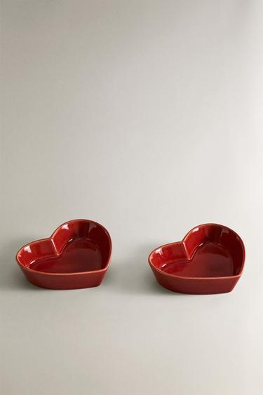 PACK MINI BOL CŒUR (LOT DE 2) - Rouges de Zara - Image 1