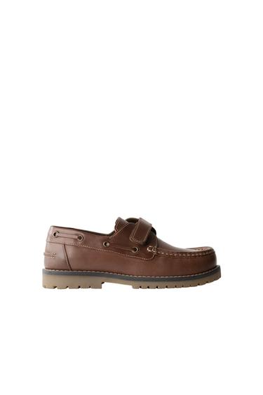 Zara 真皮船型鞋 - 棕色