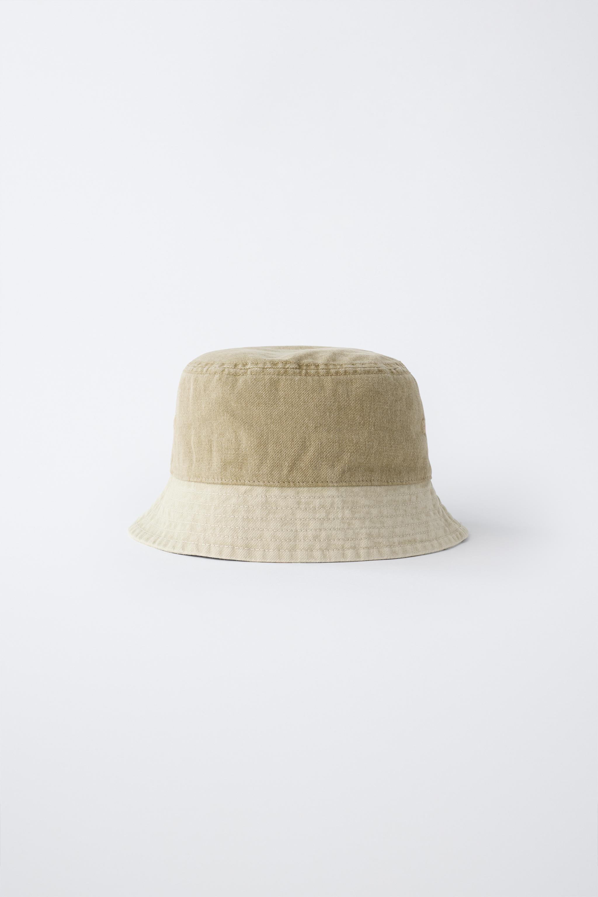 Детские головные уборы Zara COLORBLOCK BUCKET HAT