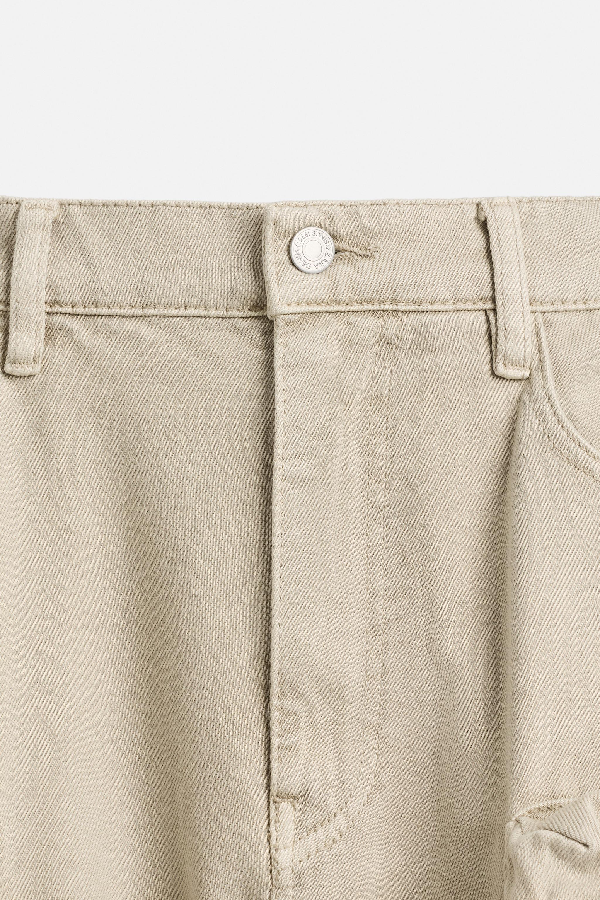 PANTALON CARGO EN DENIM AVEC POCHES