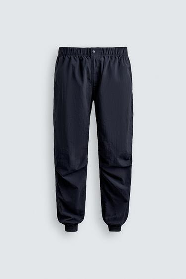 CALÇA TÉCNICA RELAXED FIT LIMITED EDITION - Azul-lavado da Zara