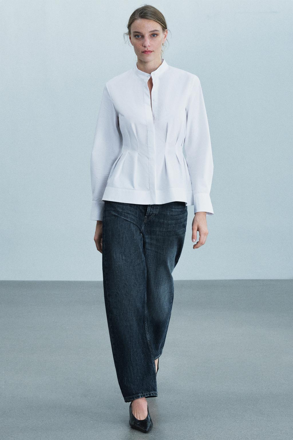 Zara Büzməli köynək ZW Collection