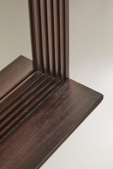 MIROIR MURAL BOIS - Beige clair de Zara - Image 1