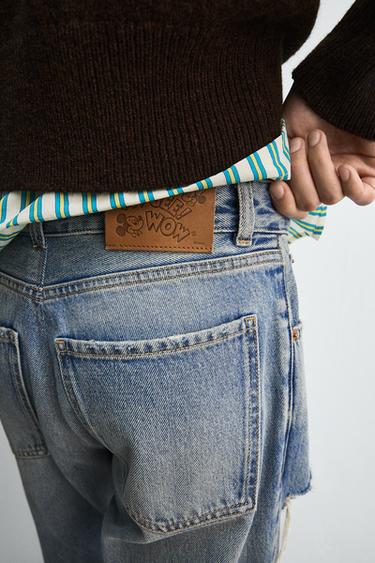 JEAN FLARE FIT DÉCHIRÉ HARRY LAMBERT FOR ZARA X DISNEY - Bleu de Zara - Image 6